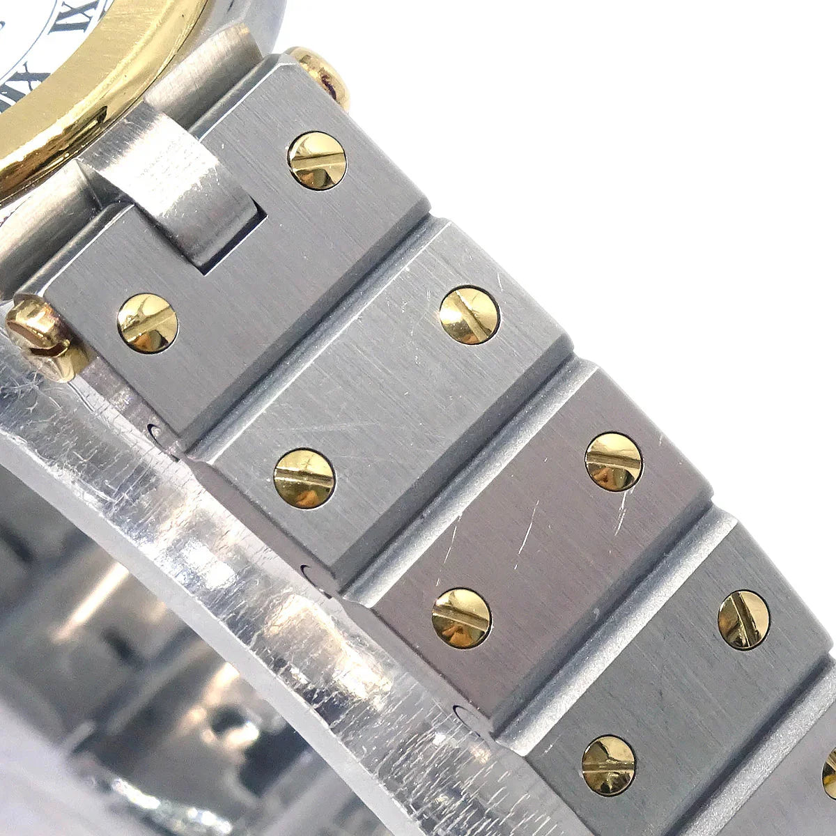 Cartier Santos Ronde SM Ref.84038288 Quartz Watch 18KYG SS