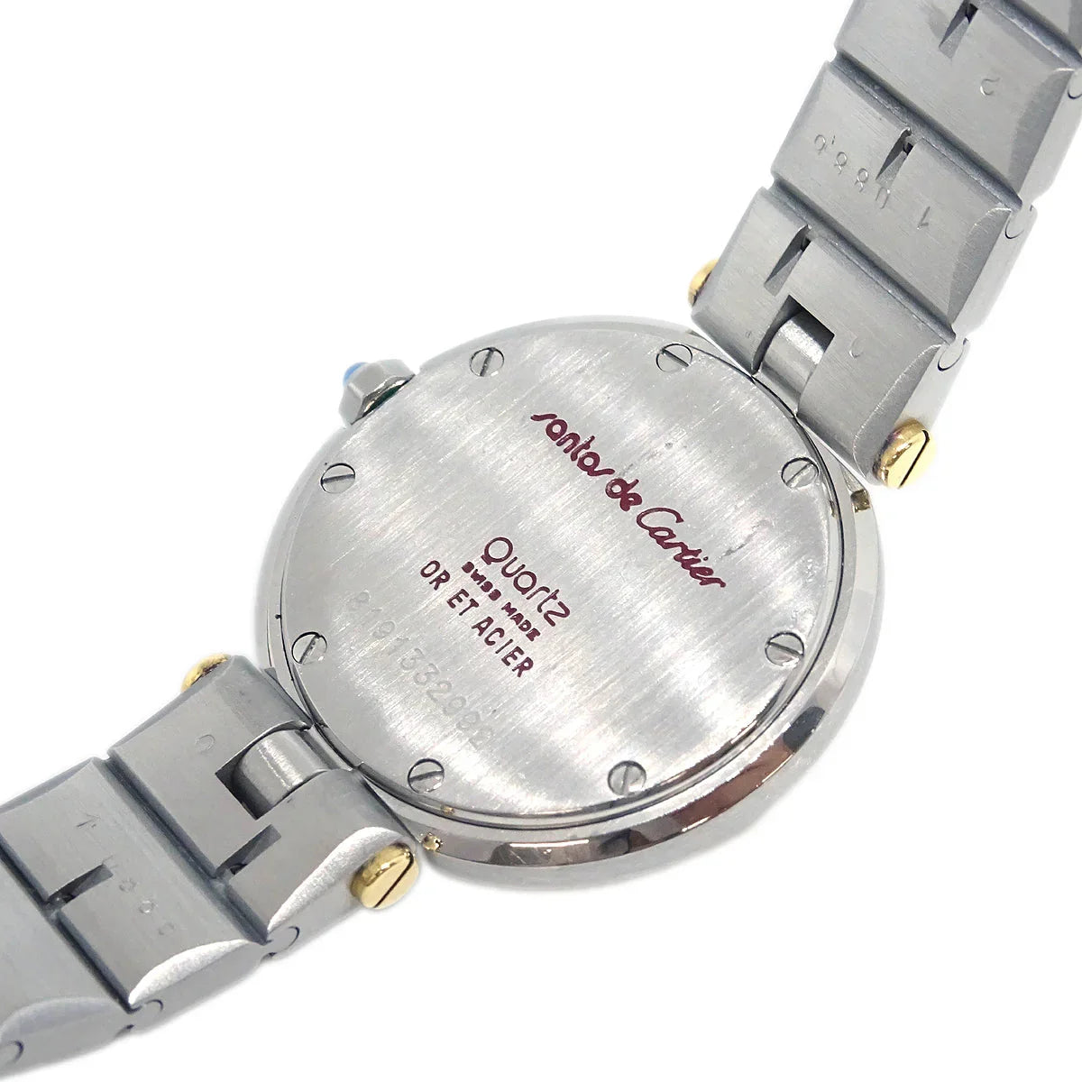 Cartier Santos Ronde SM Ref.84038288 Quartz Watch 18KYG SS