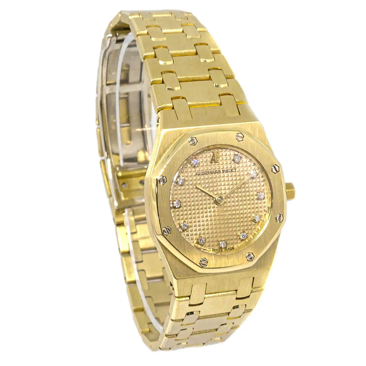 Audemars Piguet Royal Oak Quartz Watch 18KYG Diamond