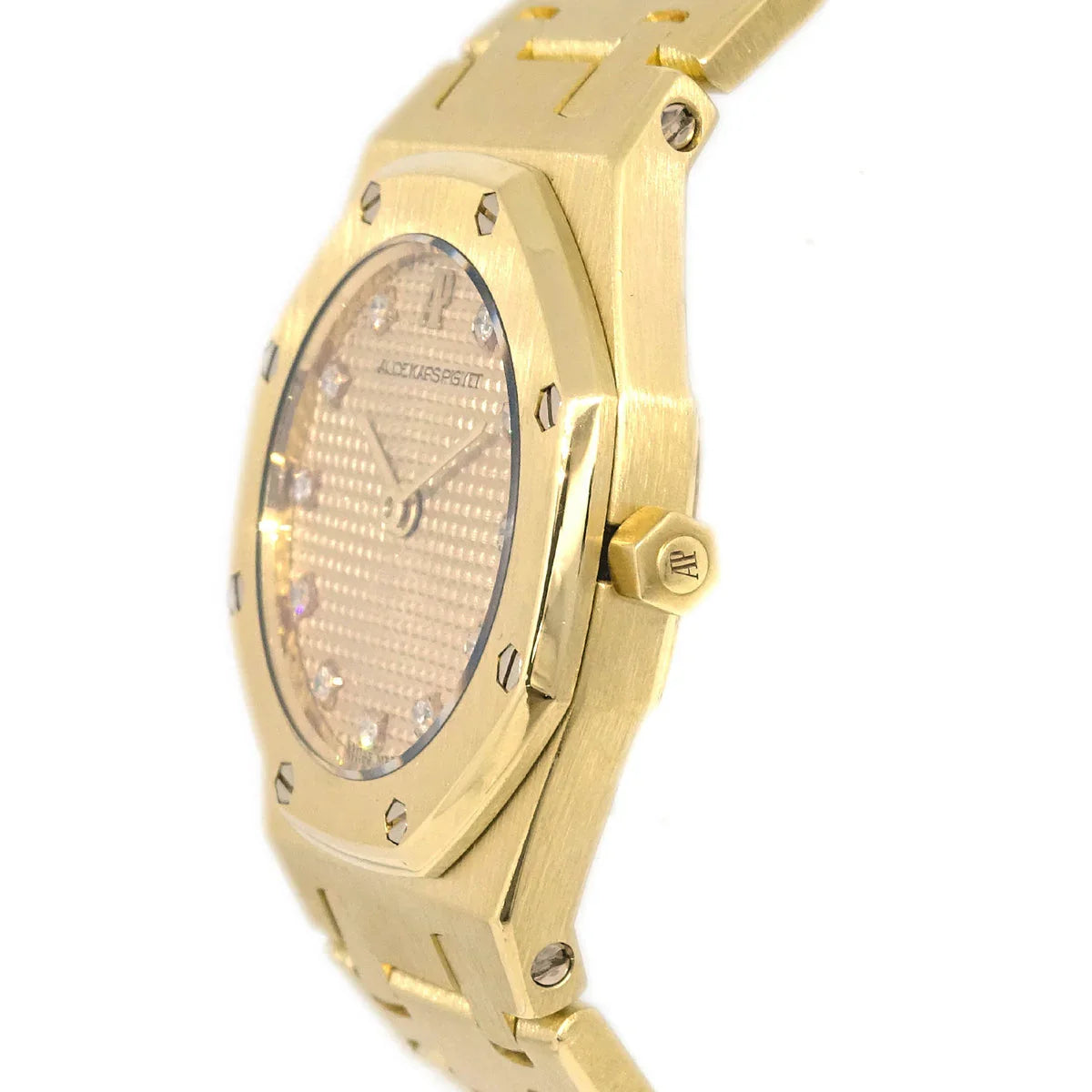 Audemars Piguet Royal Oak Quartz Watch 18KYG Diamond