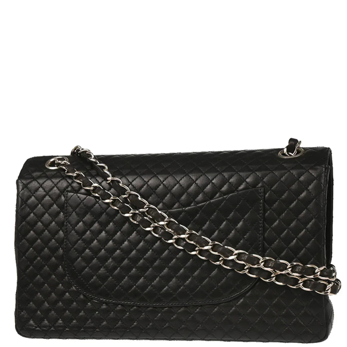 Chanel 1996-1997 Black Lambskin Shoulder Bag