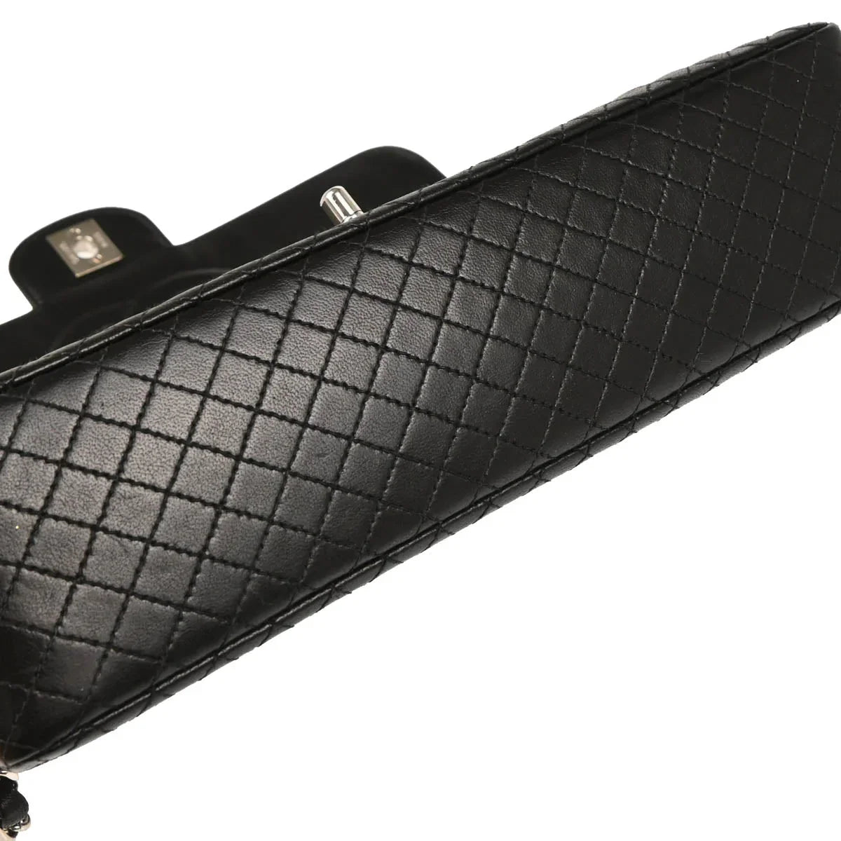 Chanel 1996-1997 Black Lambskin Shoulder Bag
