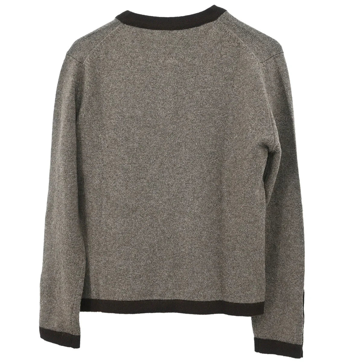 Chanel 1996 Ensemble Cardigan Top Brown #38