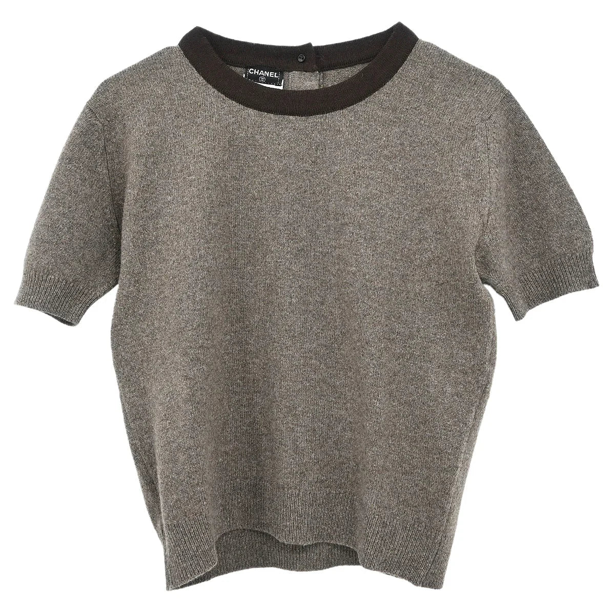 Chanel 1996 Ensemble Cardigan Top Brown #38