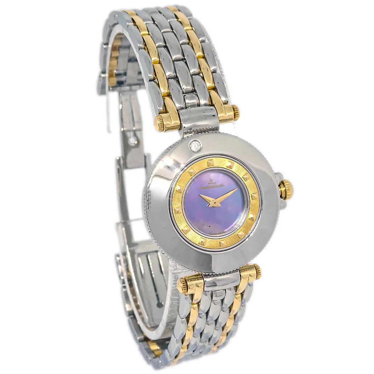 Jaeger Lecoultre Ref.441.5.01 Rendez-Vous Quartz Watch 18KYG SS Diamond