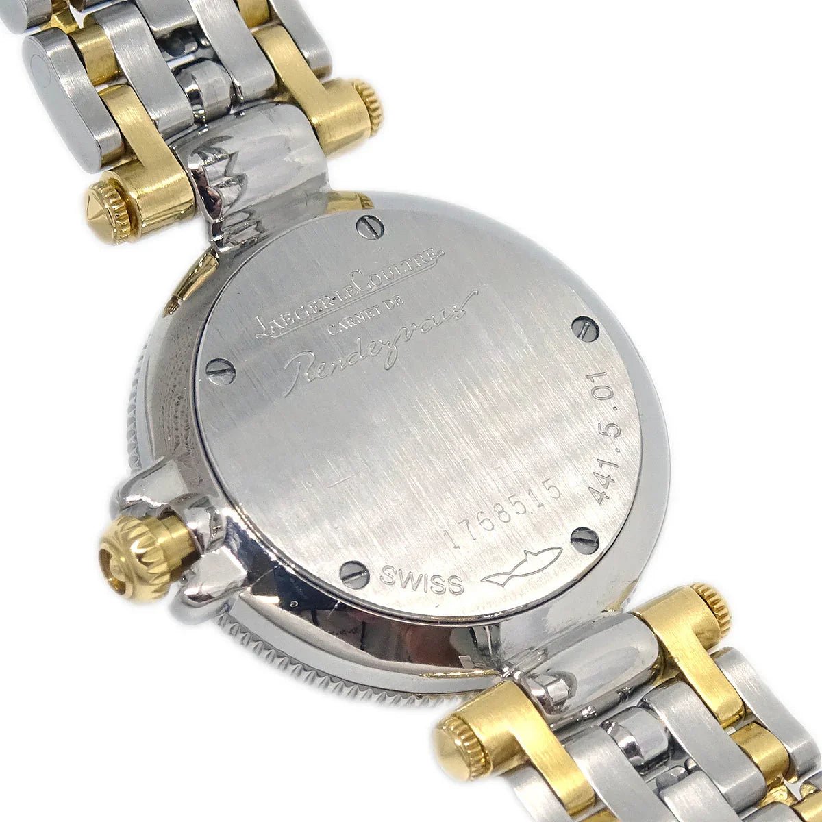 Jaeger Lecoultre Ref.441.5.01 Rendez-Vous Quartz Watch 18KYG SS Diamond