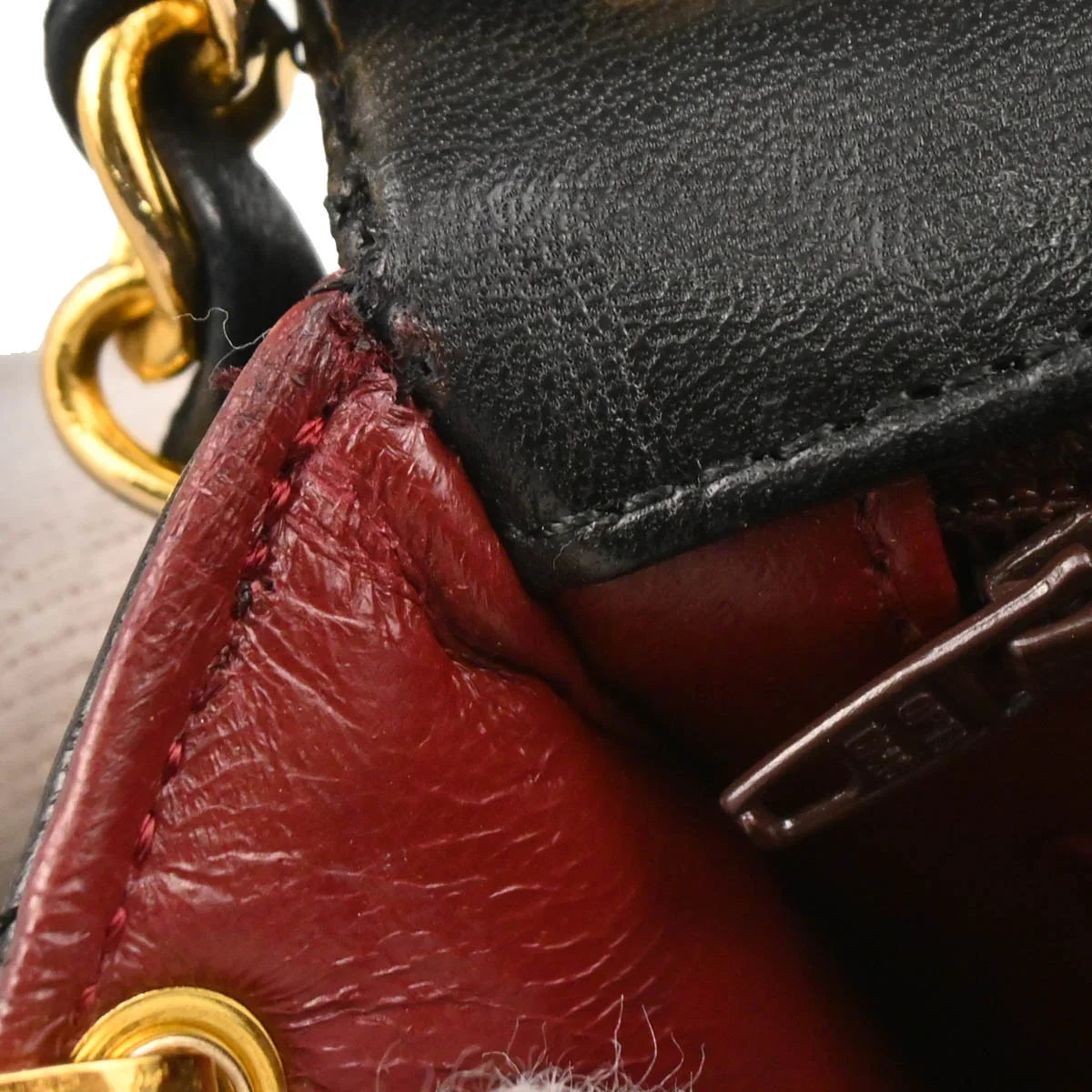 Chanel 1986-1988 Black Lambskin Mini Classic Square Flap Shoulder Bag