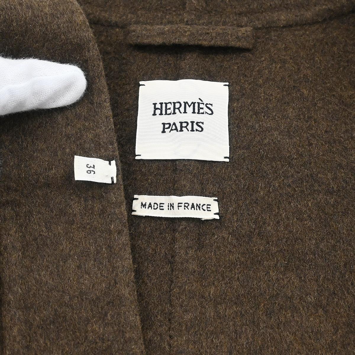 Hermes Coat Brown #36
