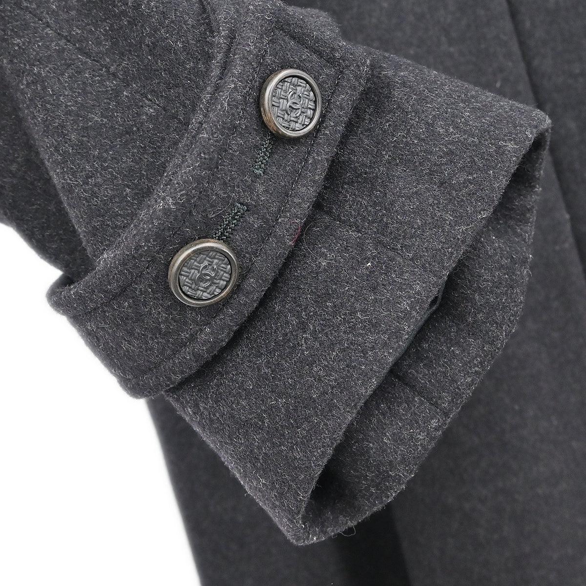 Chanel 2005 Coat Dark Gray #40