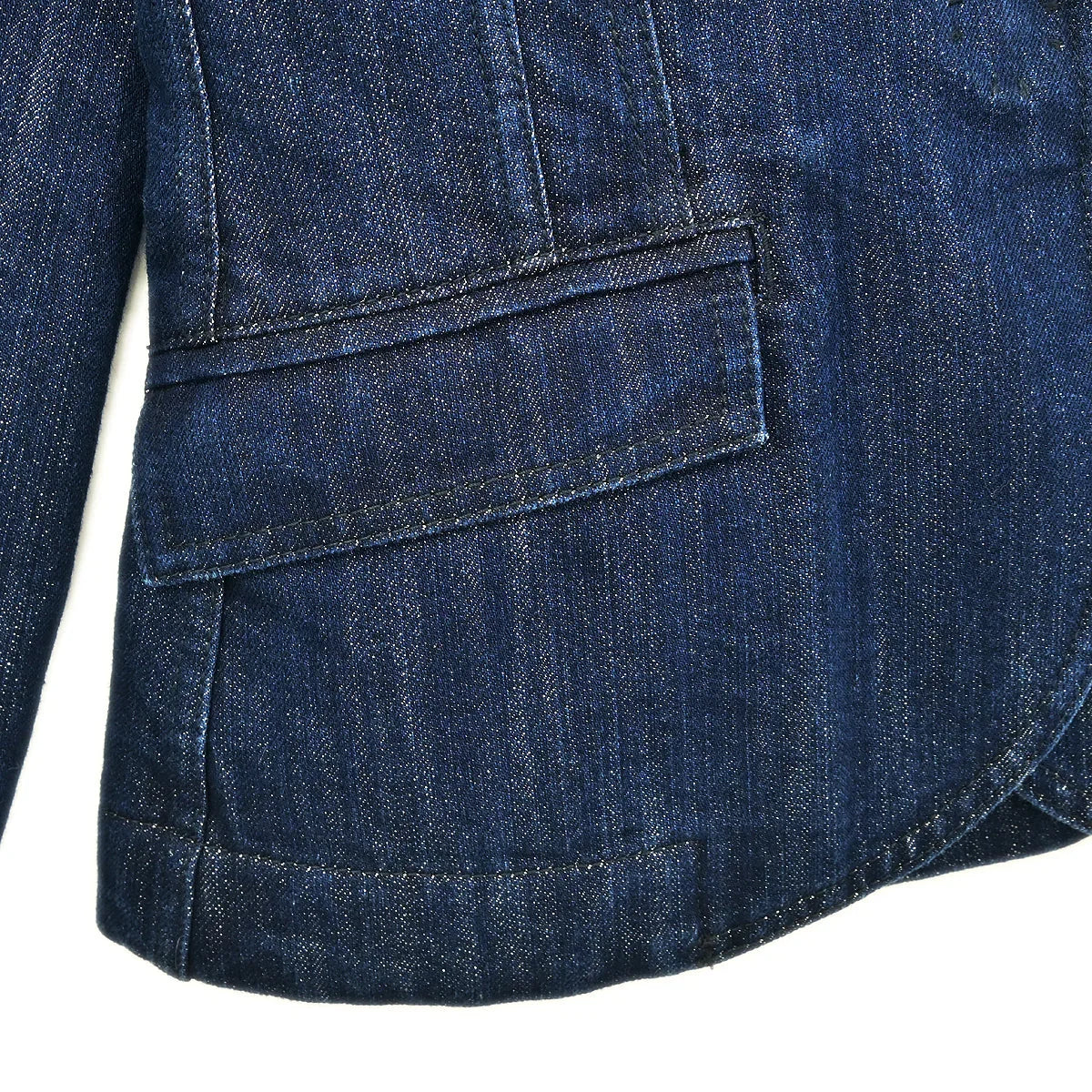 Christian Dior 2007 Single Breasted Denim Jacket Indigo #42