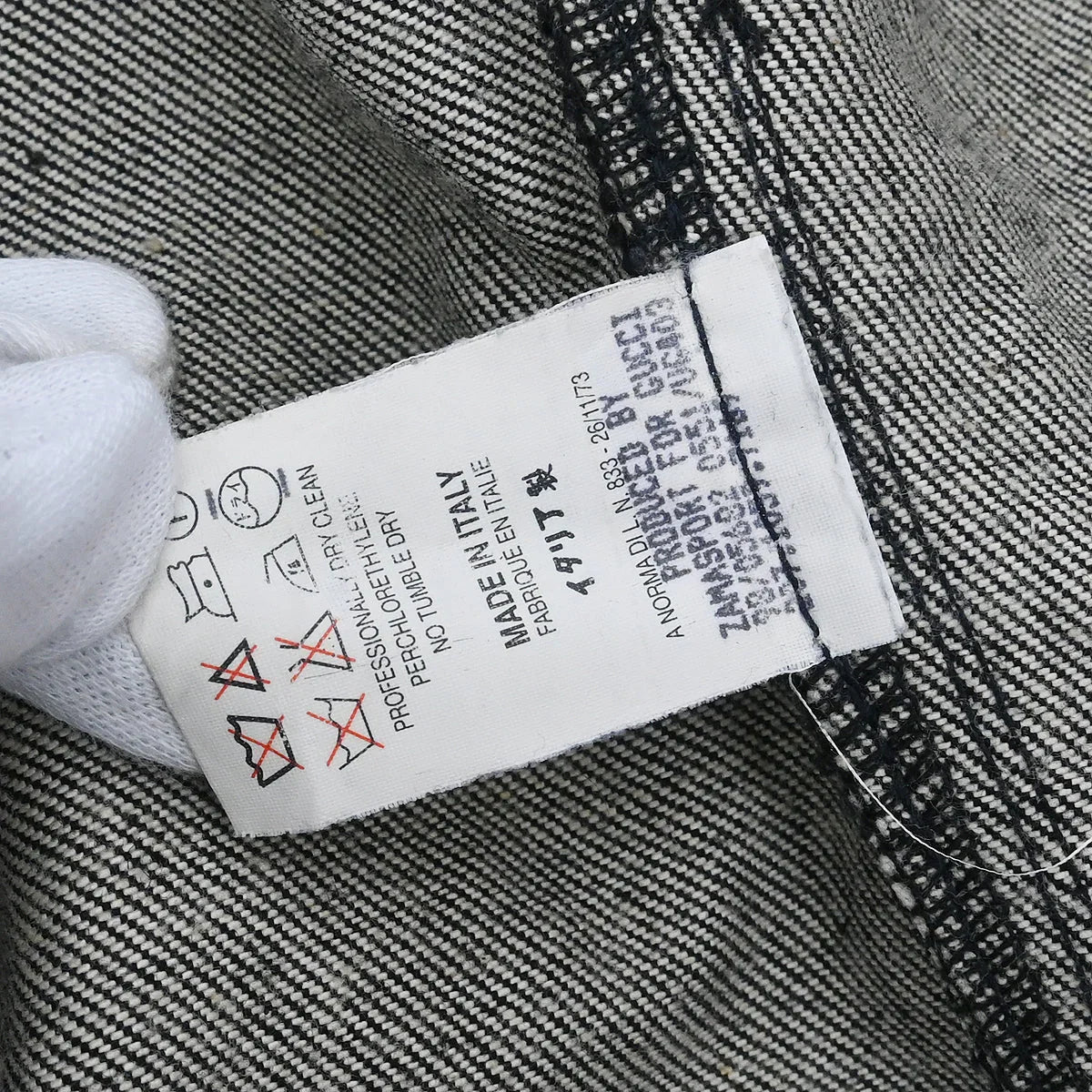 Gucci 1998 Denim Jacket Black #40