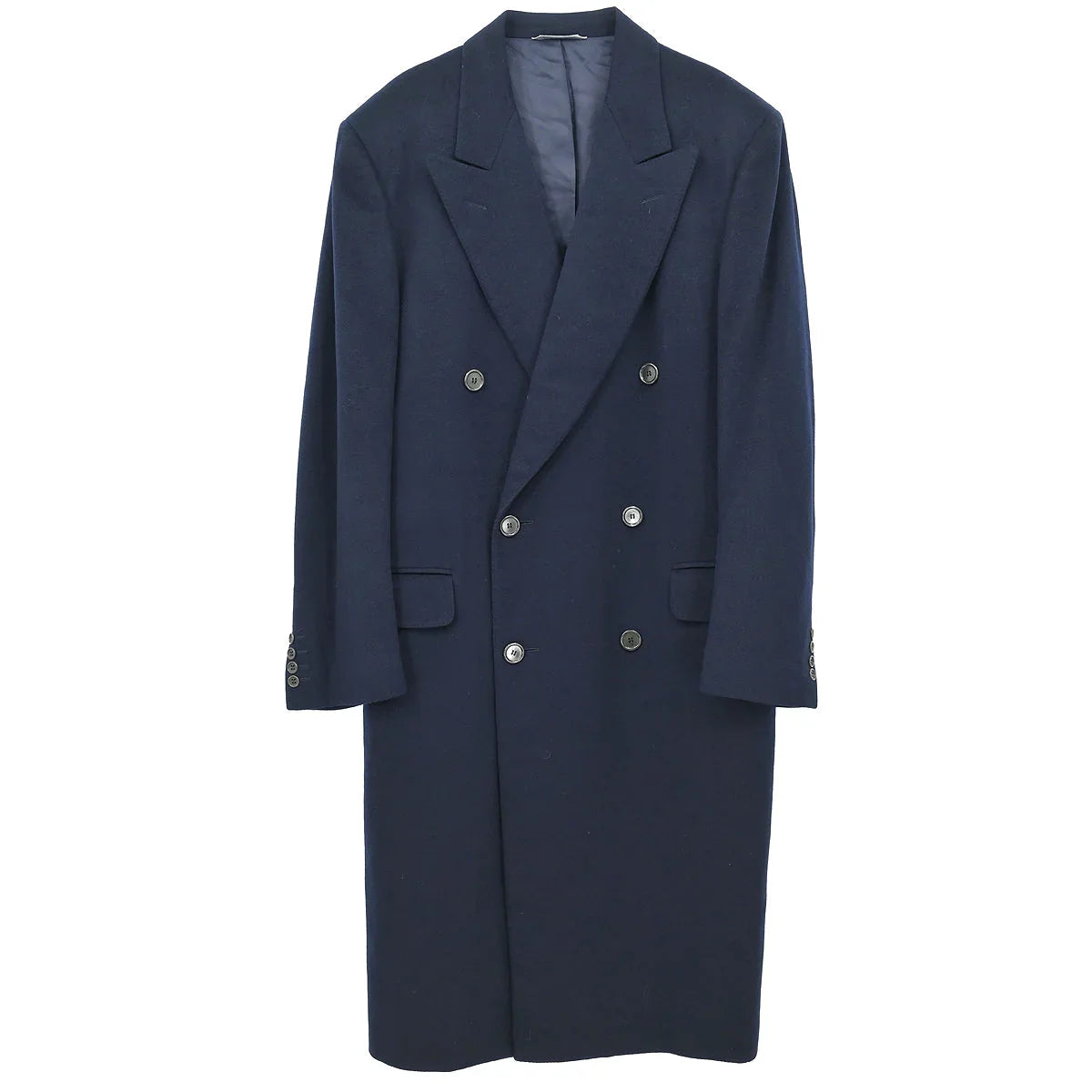 Celine Double Breasted Coat Navy #50