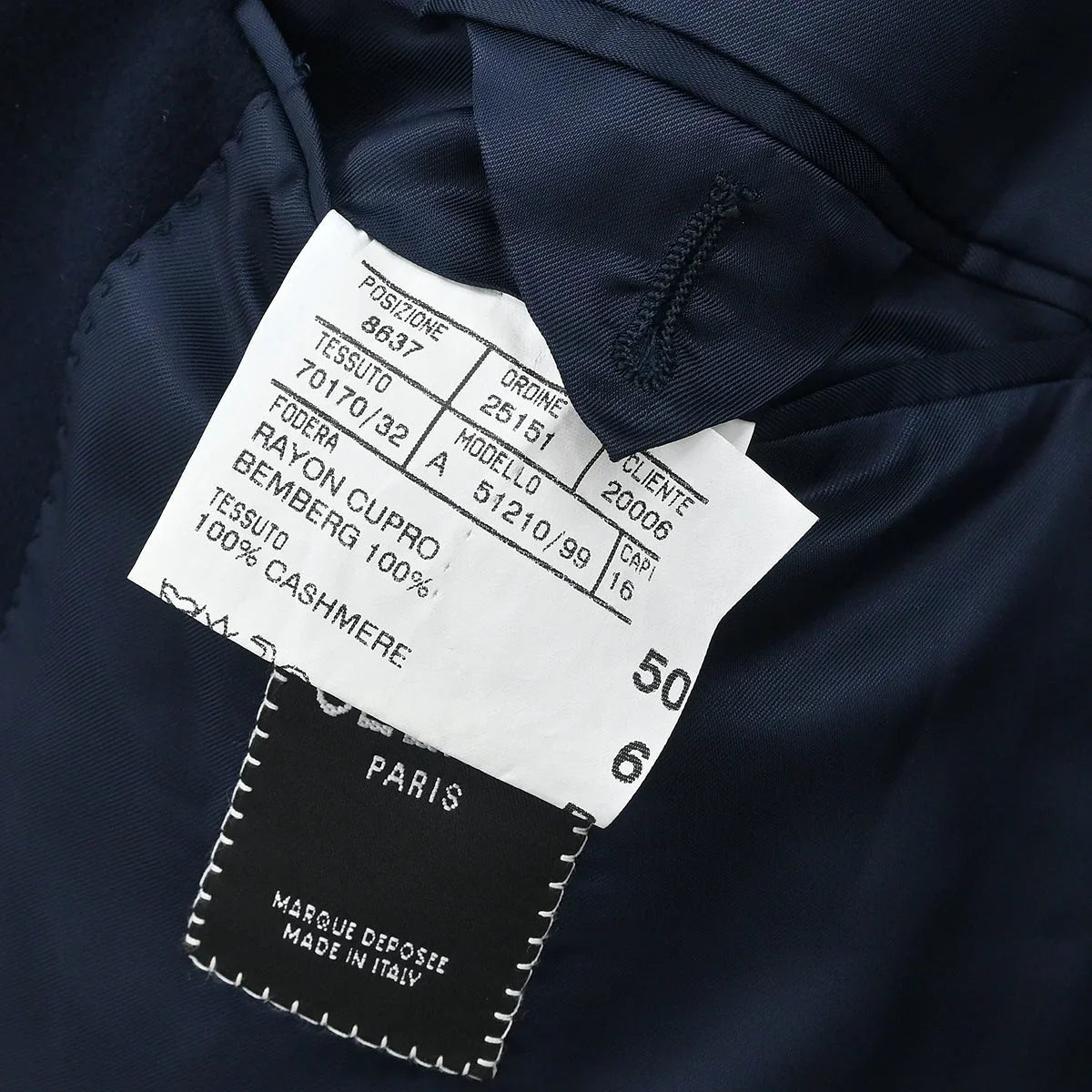 Celine Double Breasted Coat Navy #50