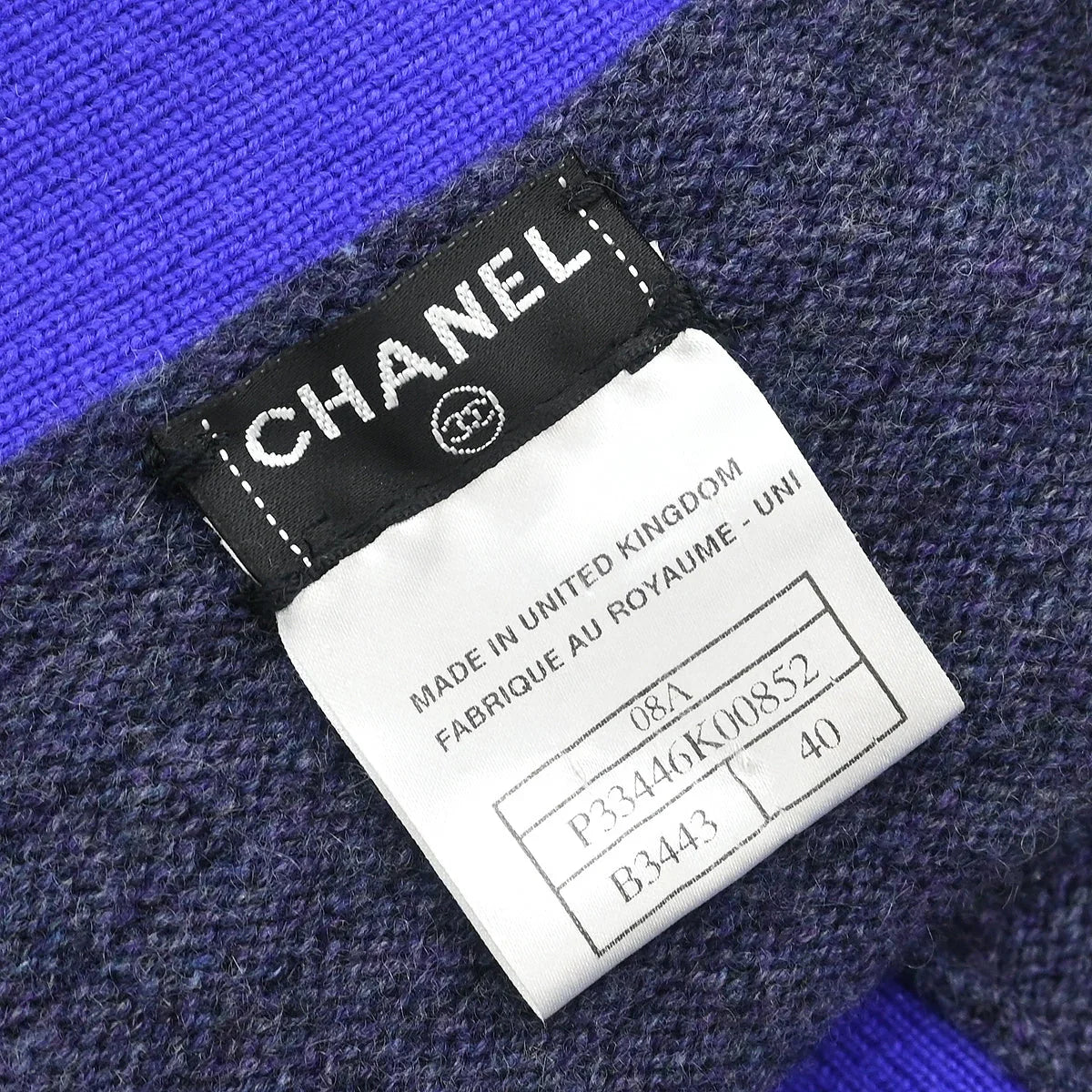 Chanel 2008 Sleeveless Vest Cardigan Dark Gray #40