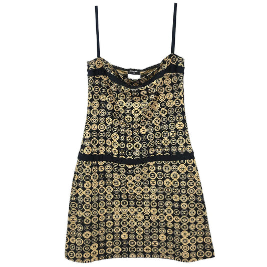 Chanel 2003 Camisole Dress Black #38
