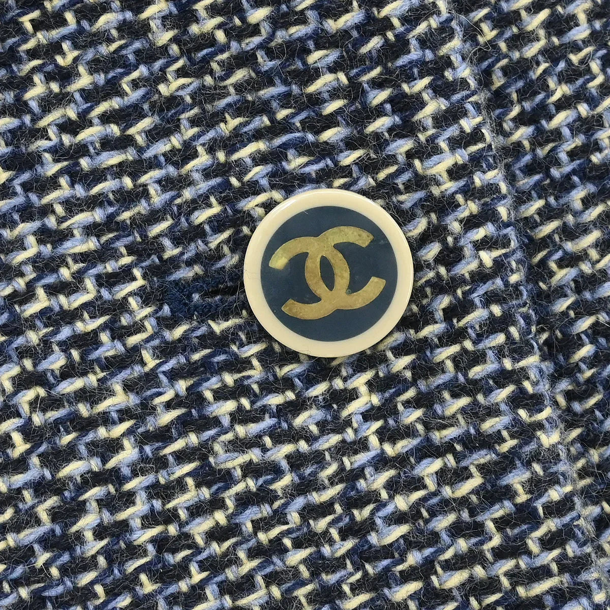 Chanel 2001 Setup Suit Jacket Skirt Gray #38