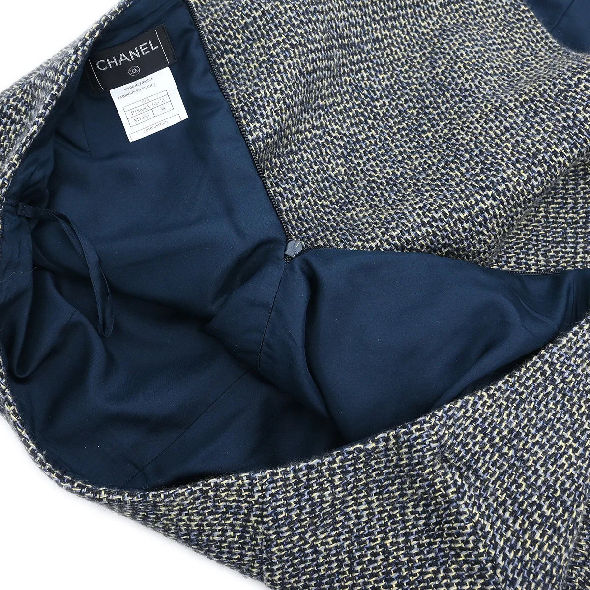 Chanel 2001 Setup Suit Jacket Skirt Gray #38