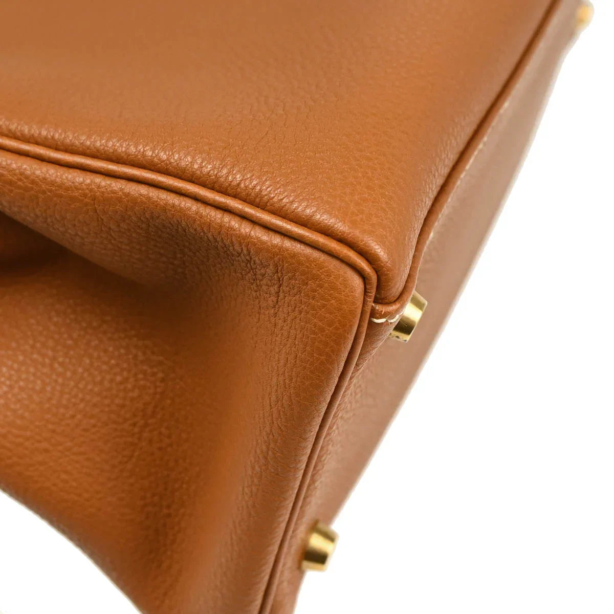 Hermes Gold Togo Kelly 32 Retourne Handbag