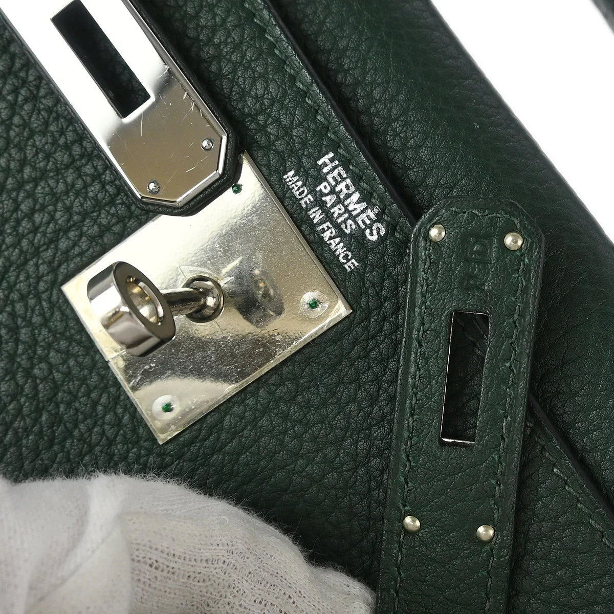 Hermes Vert Fonce Fjord Kelly A Dos GM Backpack