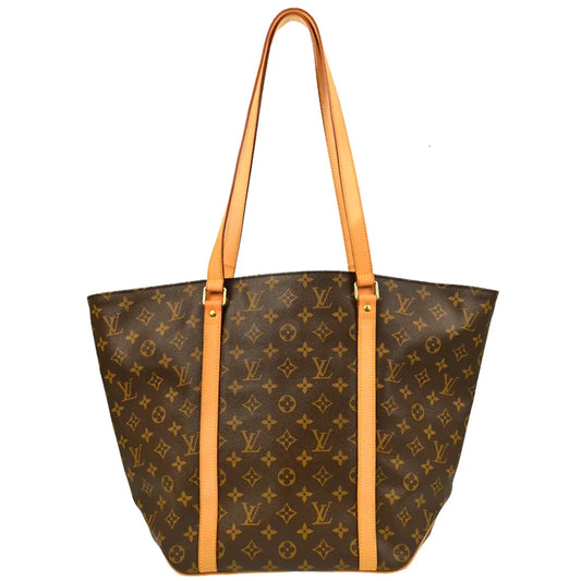 Louis Vuitton 2003 Monogram Sac Shopping Shoulder Tote Bag M51108