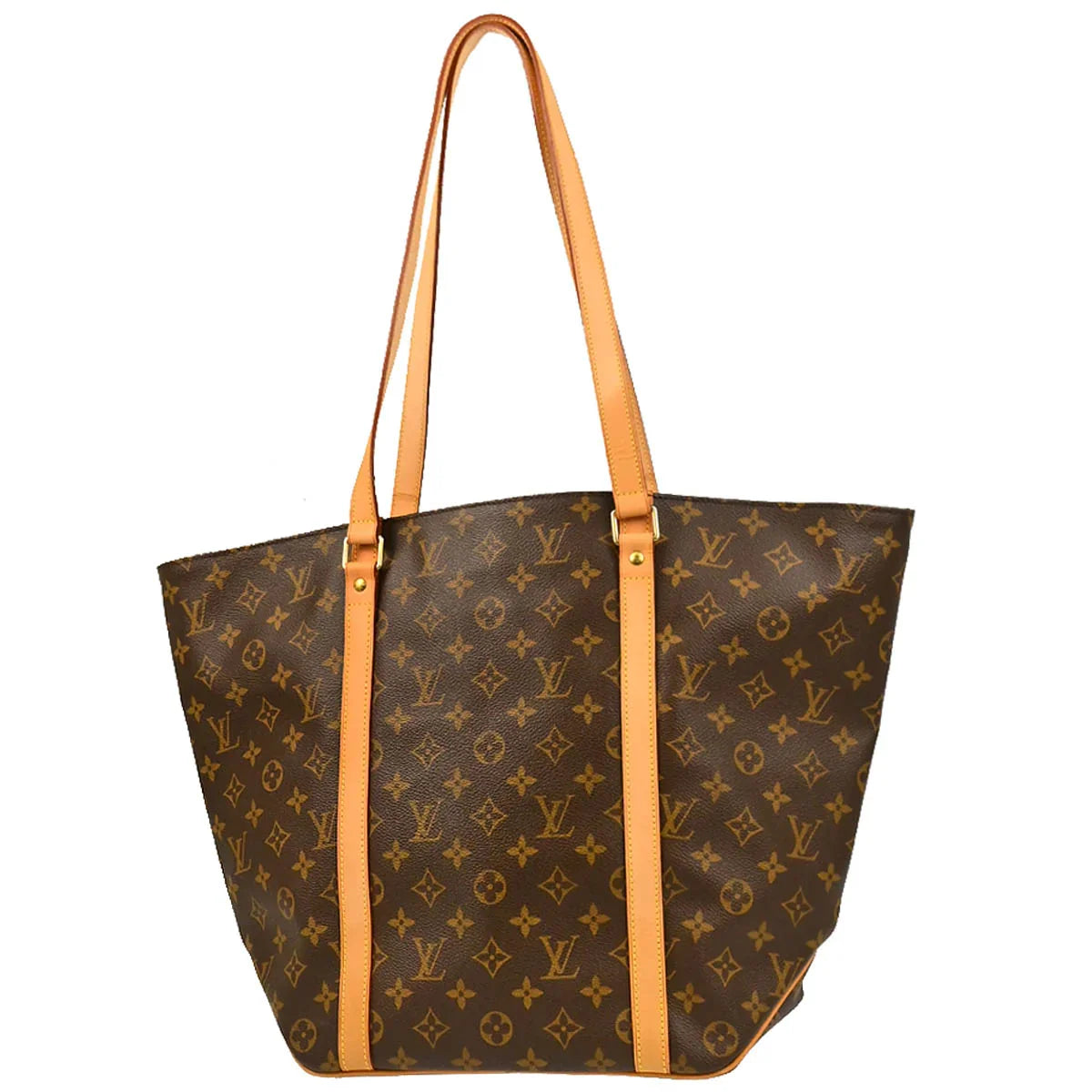 Louis Vuitton 2003 Monogram Sac Shopping Shoulder Tote Bag M51108