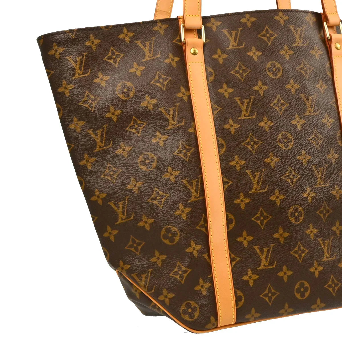 Louis Vuitton 2003 Monogram Sac Shopping Shoulder Tote Bag M51108