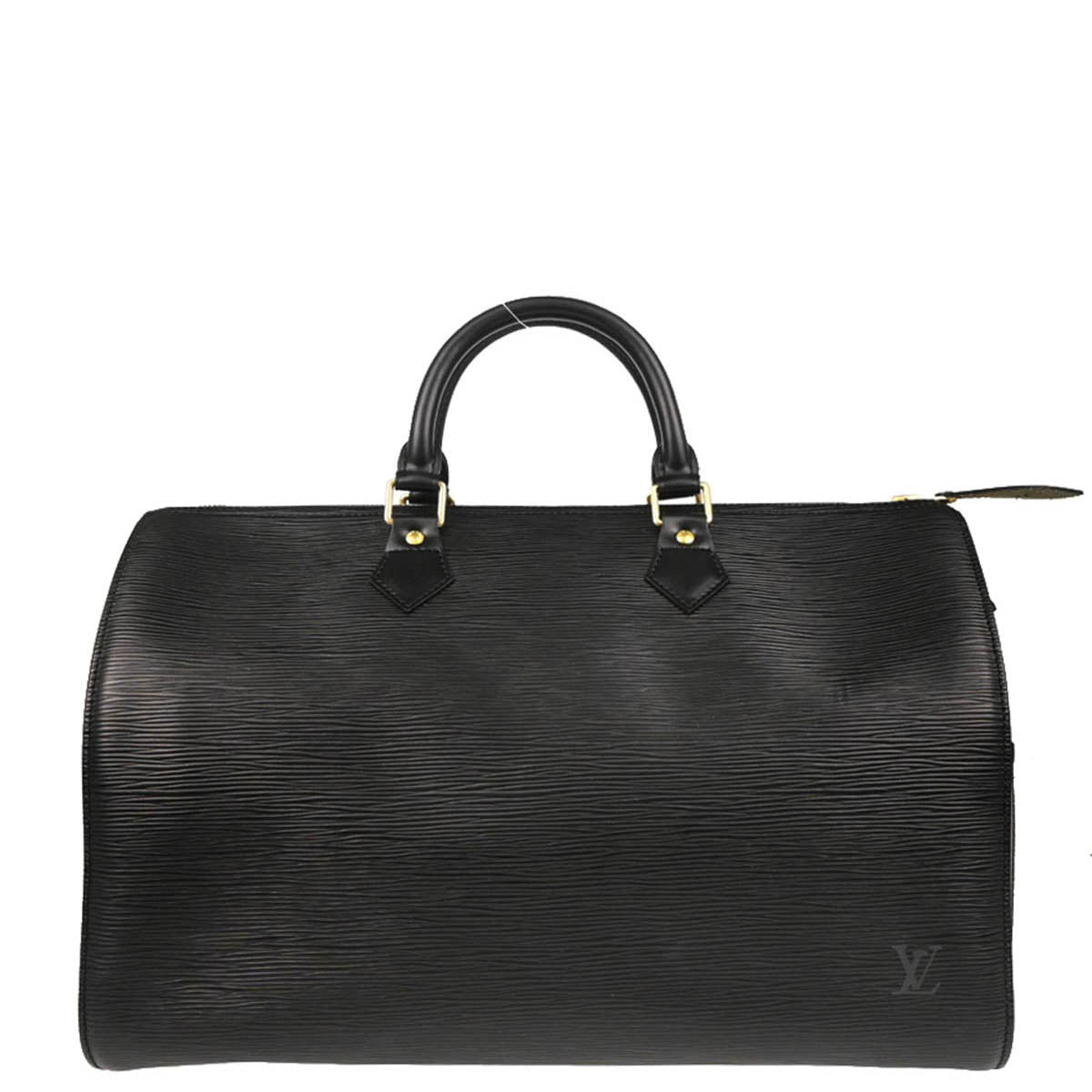 Louis Vuitton 1999 Black Epi Speedy 35 Handbag M42992