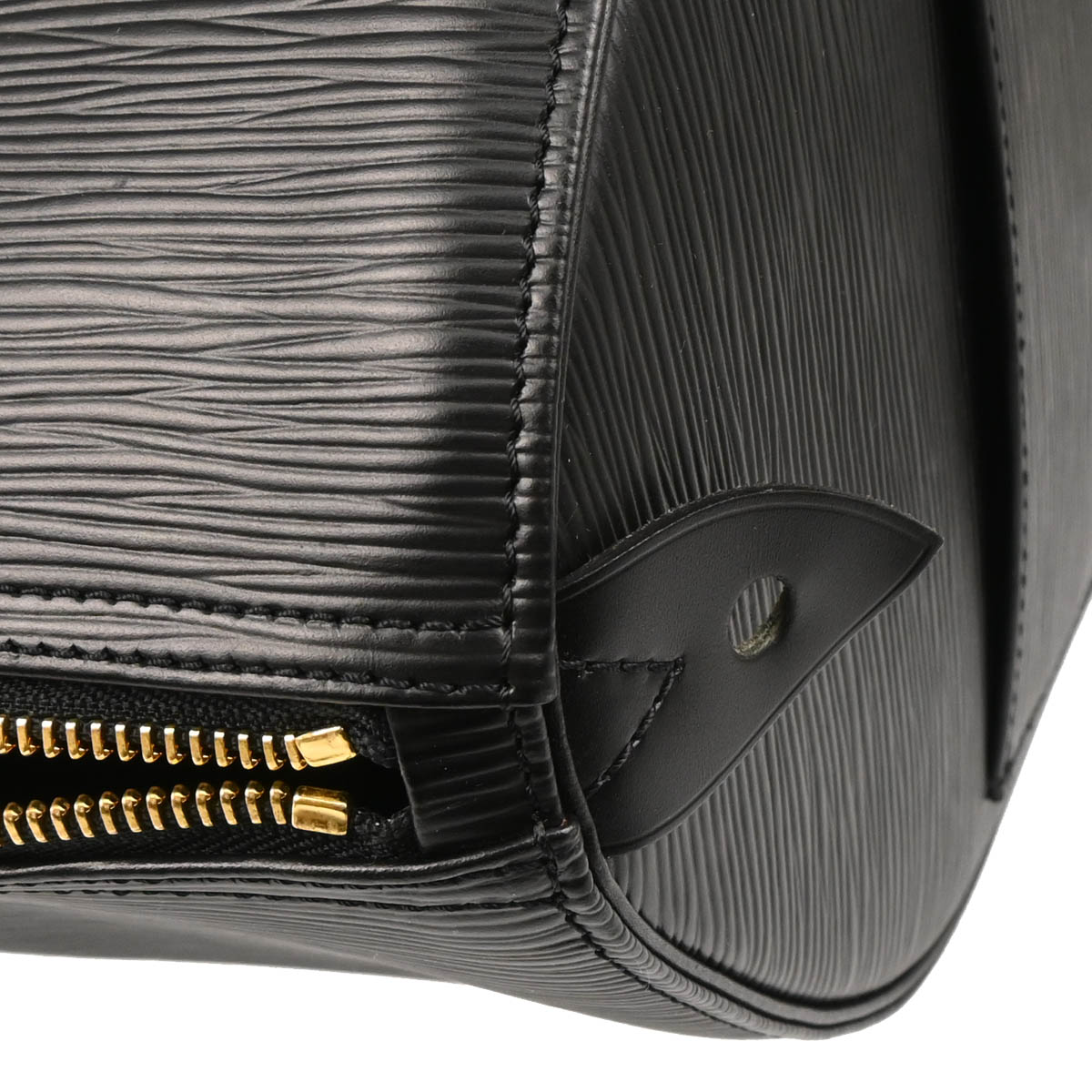 Louis Vuitton 1999 Black Epi Speedy 35 Handbag M42992