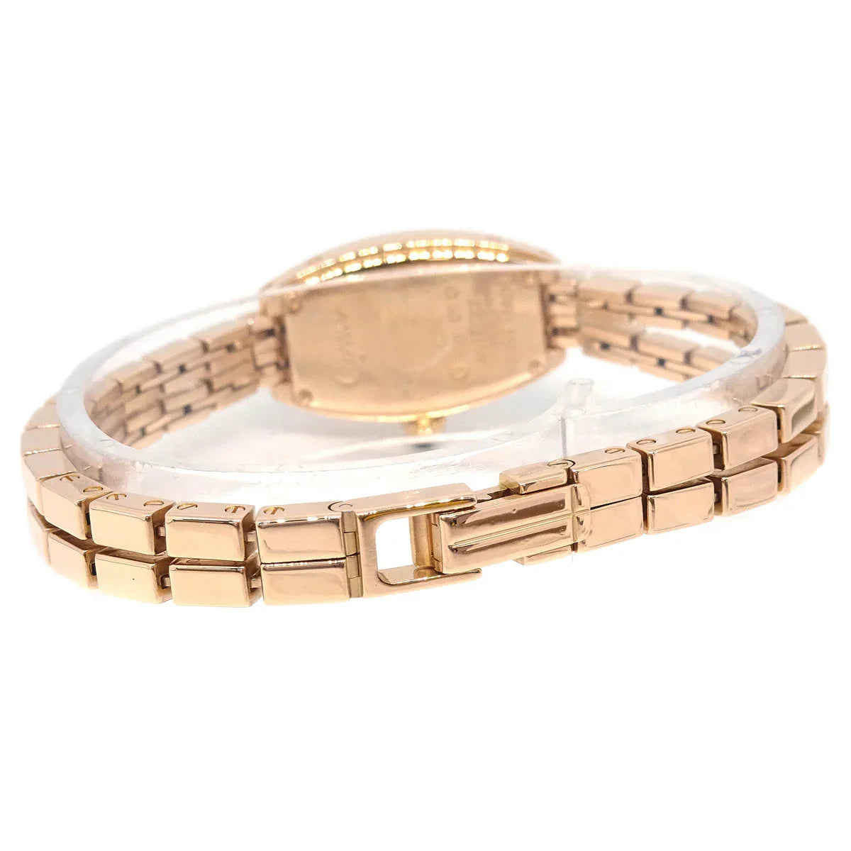 Cartier Mini Tonneau Lanieres Ref.2592 Quartz Watch 18KPG