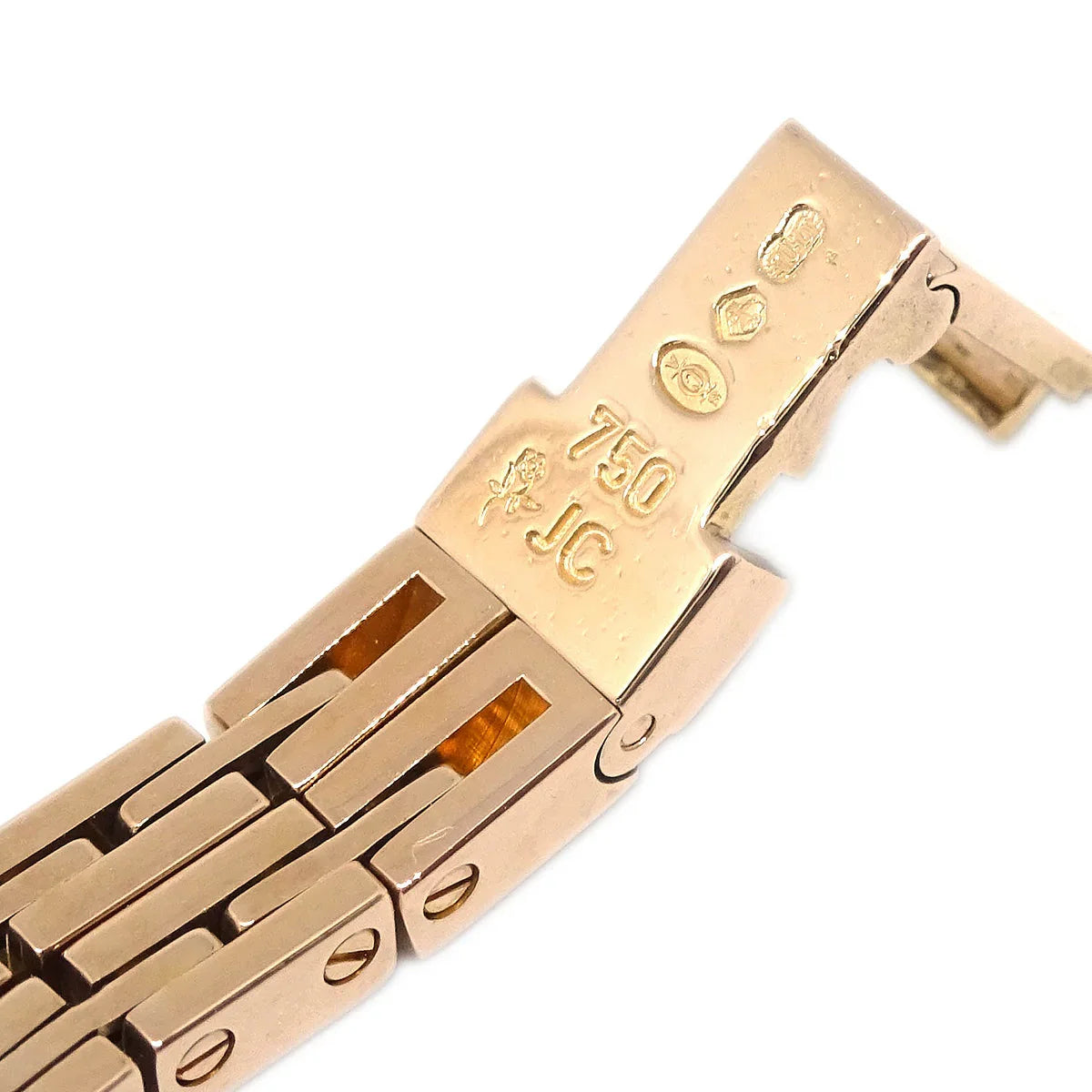 Cartier Mini Tonneau Lanieres Ref.2592 Quartz Watch 18KPG