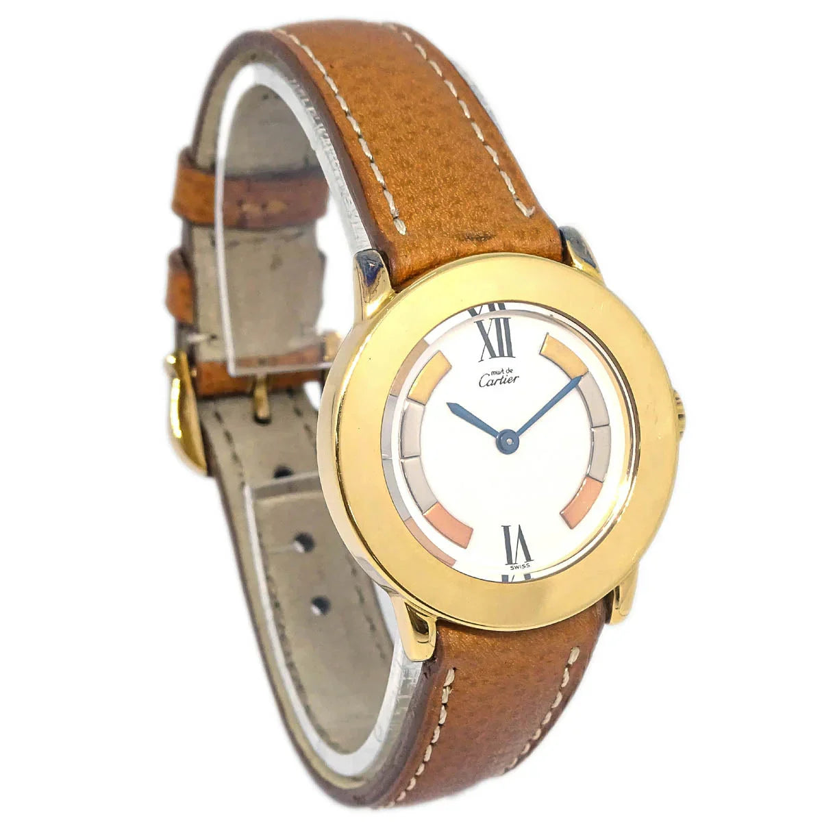 Cartier Must Ronde Ref.1801 Quartz Watch SV925
