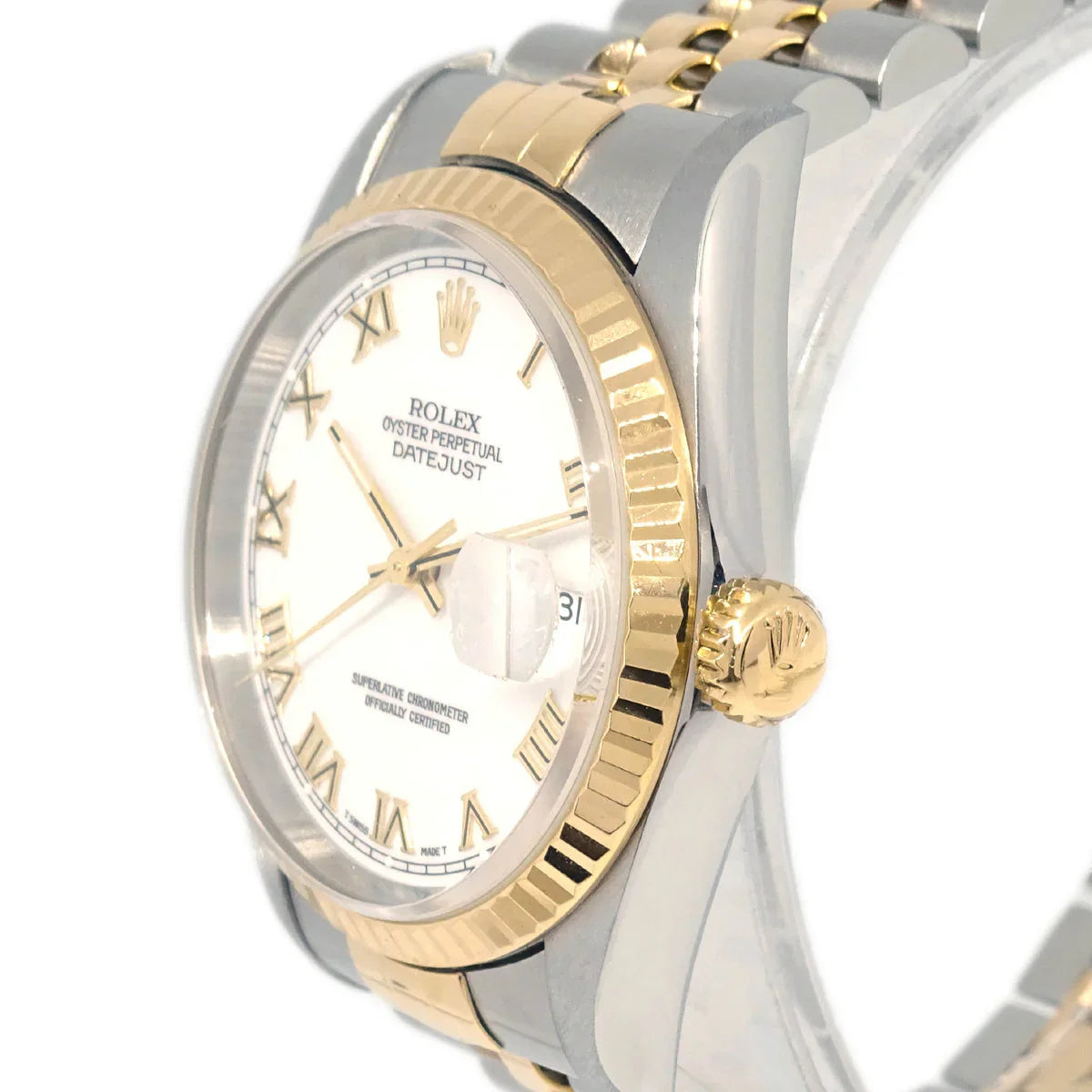 Rolex Oyster Perpetual Datejust Ref.16233 36mm Self-winding Watch 18KYG