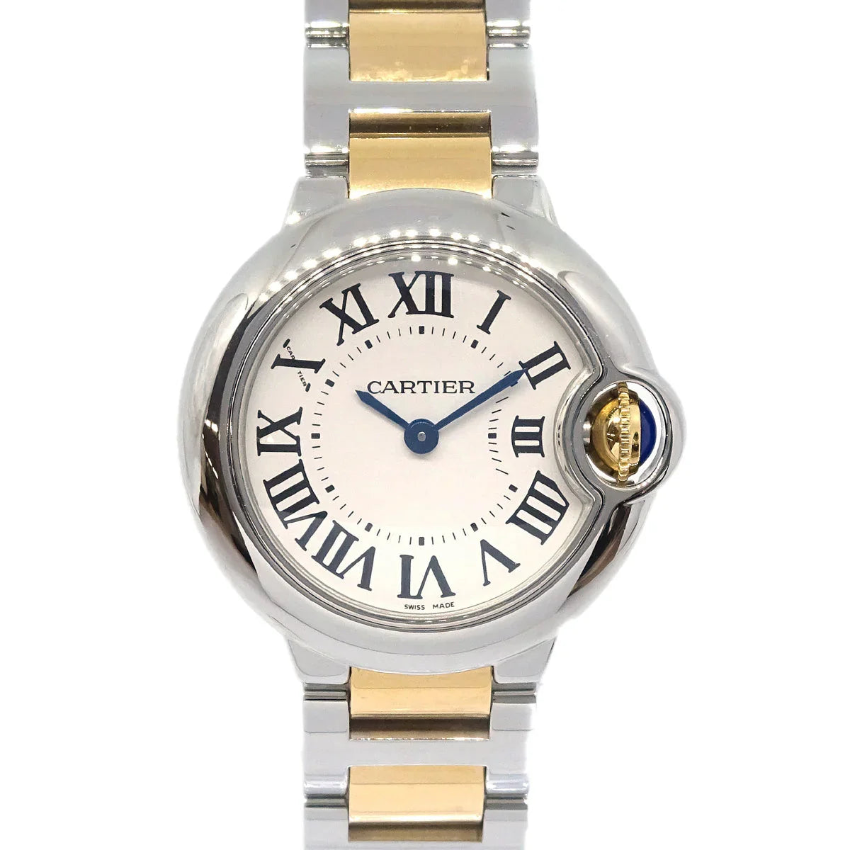 Cartier Ballon Bleu Ref.3009 Quartz Watch 18KYG SS