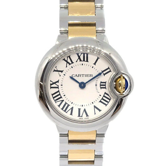 Cartier Ballon Bleu Ref.3009 Quartz Watch 18KYG SS