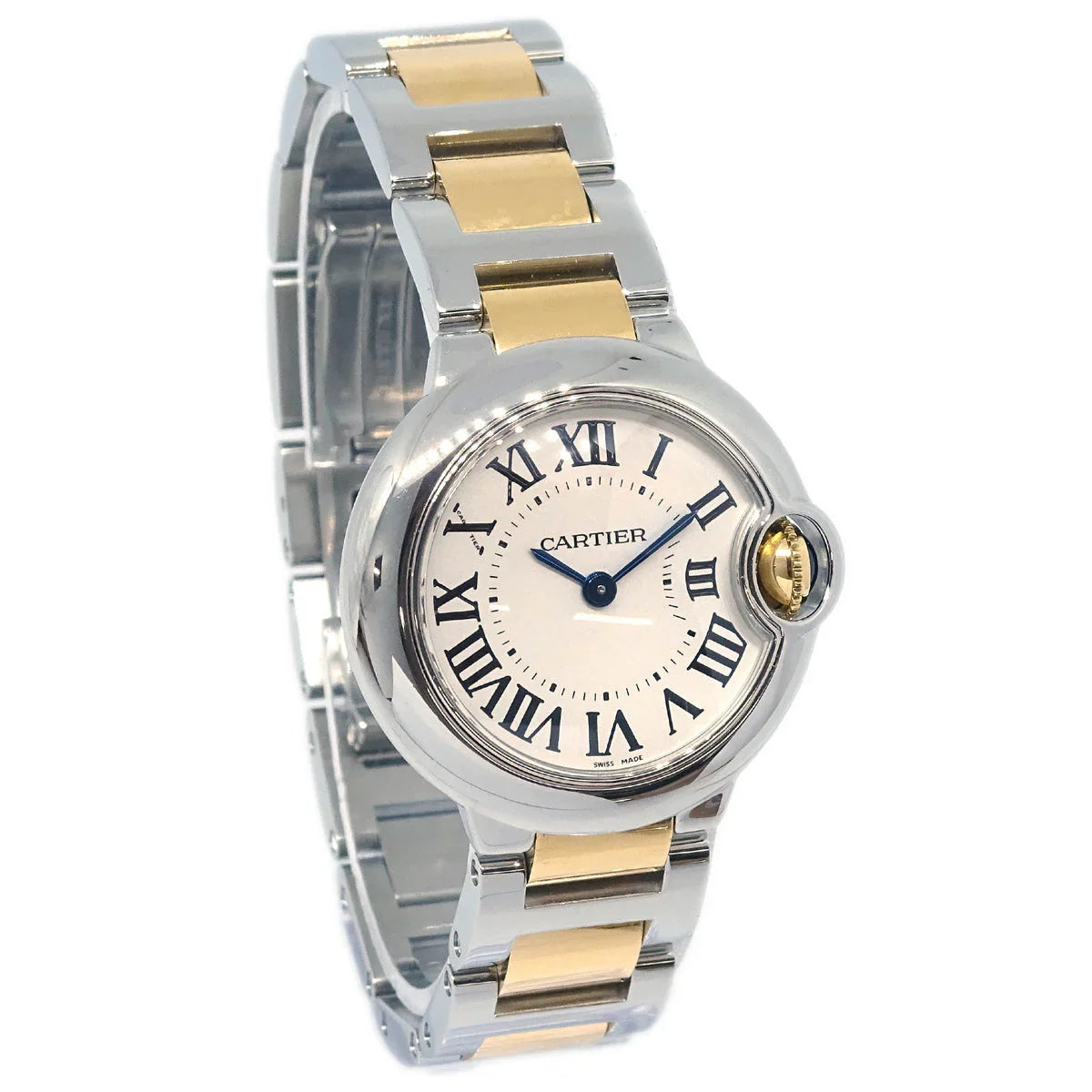 Cartier Ballon Bleu Ref.3009 Quartz Watch 18KYG SS