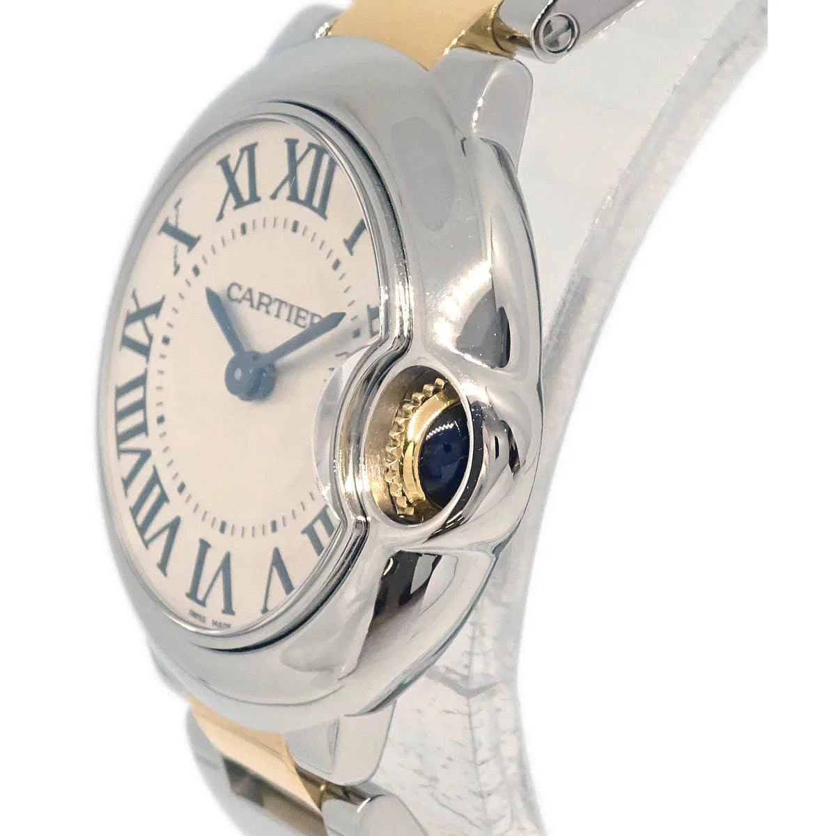 Cartier Ballon Bleu Ref.3009 Quartz Watch 18KYG SS