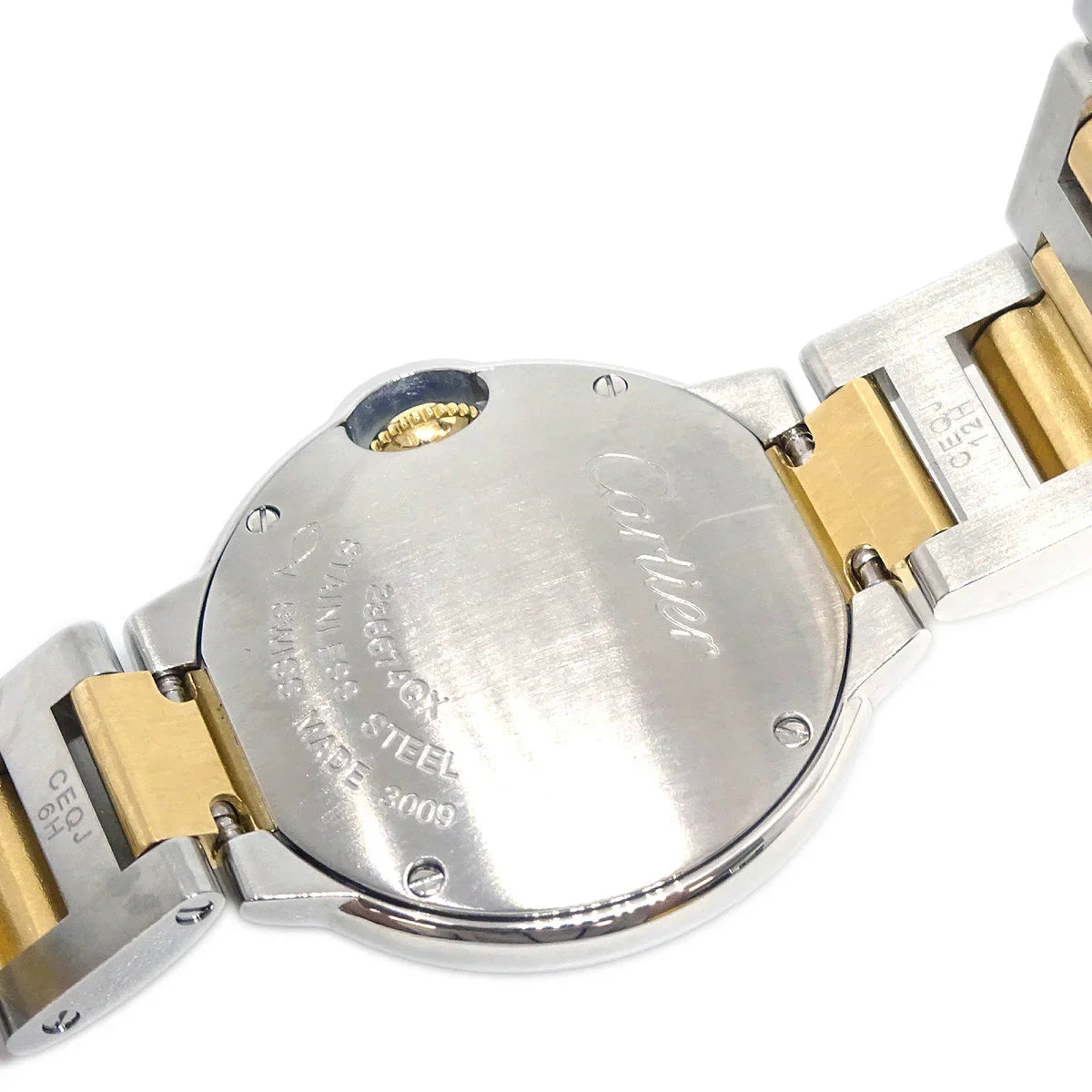 Cartier Ballon Bleu Ref.3009 Quartz Watch 18KYG SS