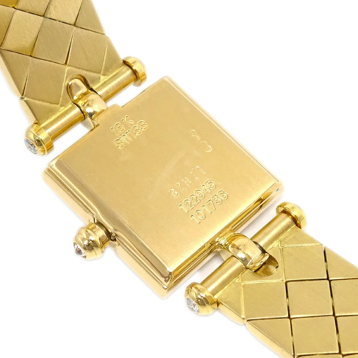 Van Cleef & Arpels Ref.B2HI1 YG Diamond Quartz Watch 18KYG