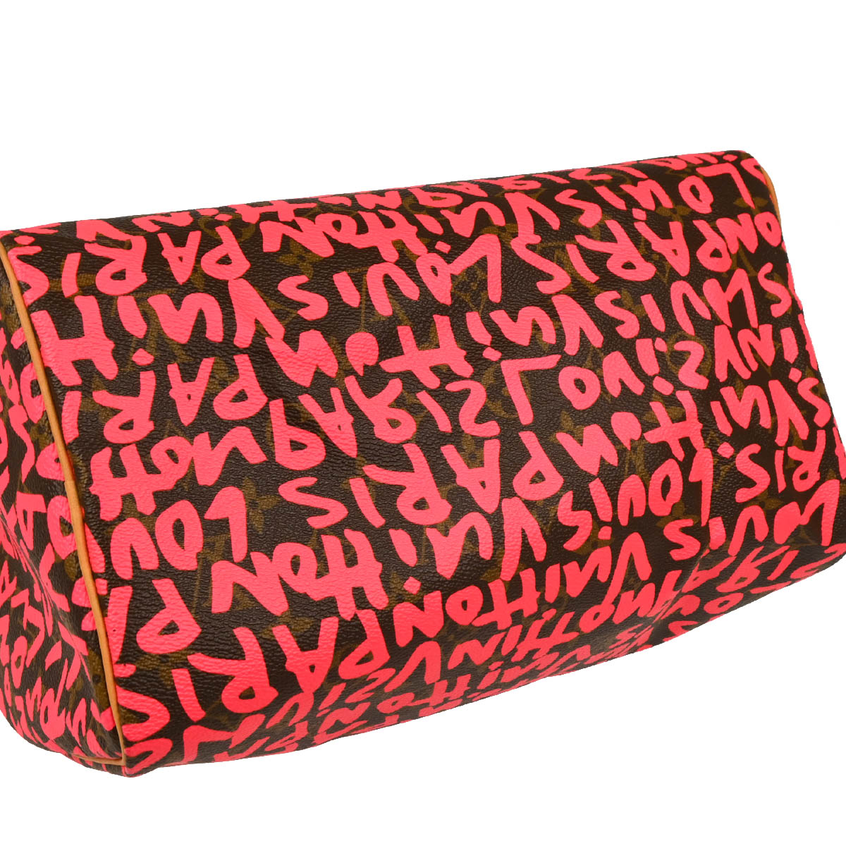 Louis Vuitton 2009 Pink Monogram Graffiti Speedy 30 Handbag M93704