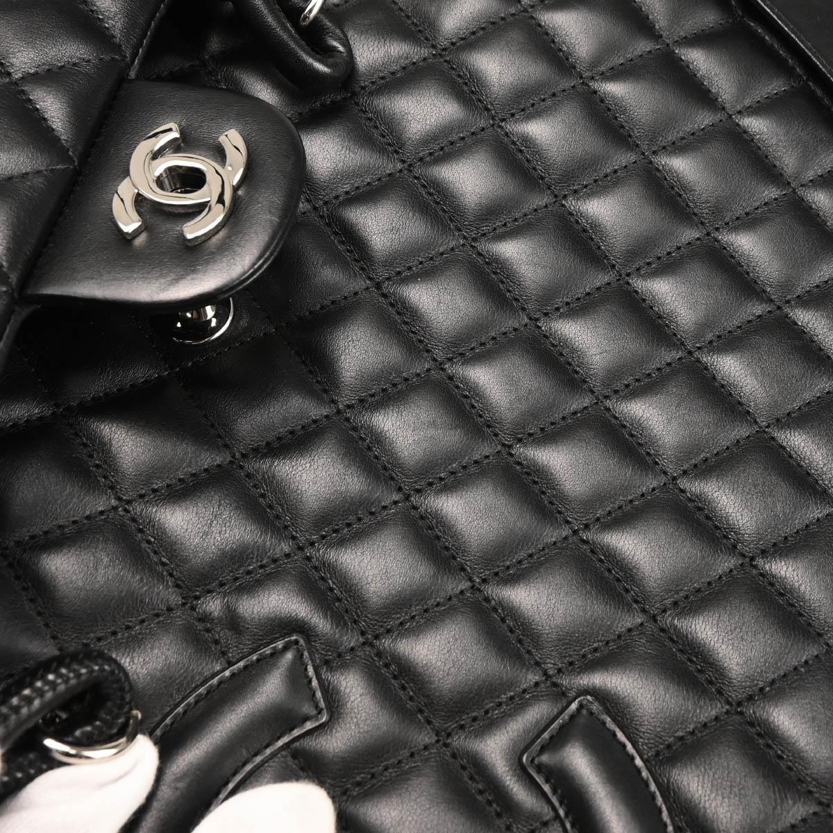 Chanel 2005-2006 Black Calfskin Cambon Ligne Tote Handbag
