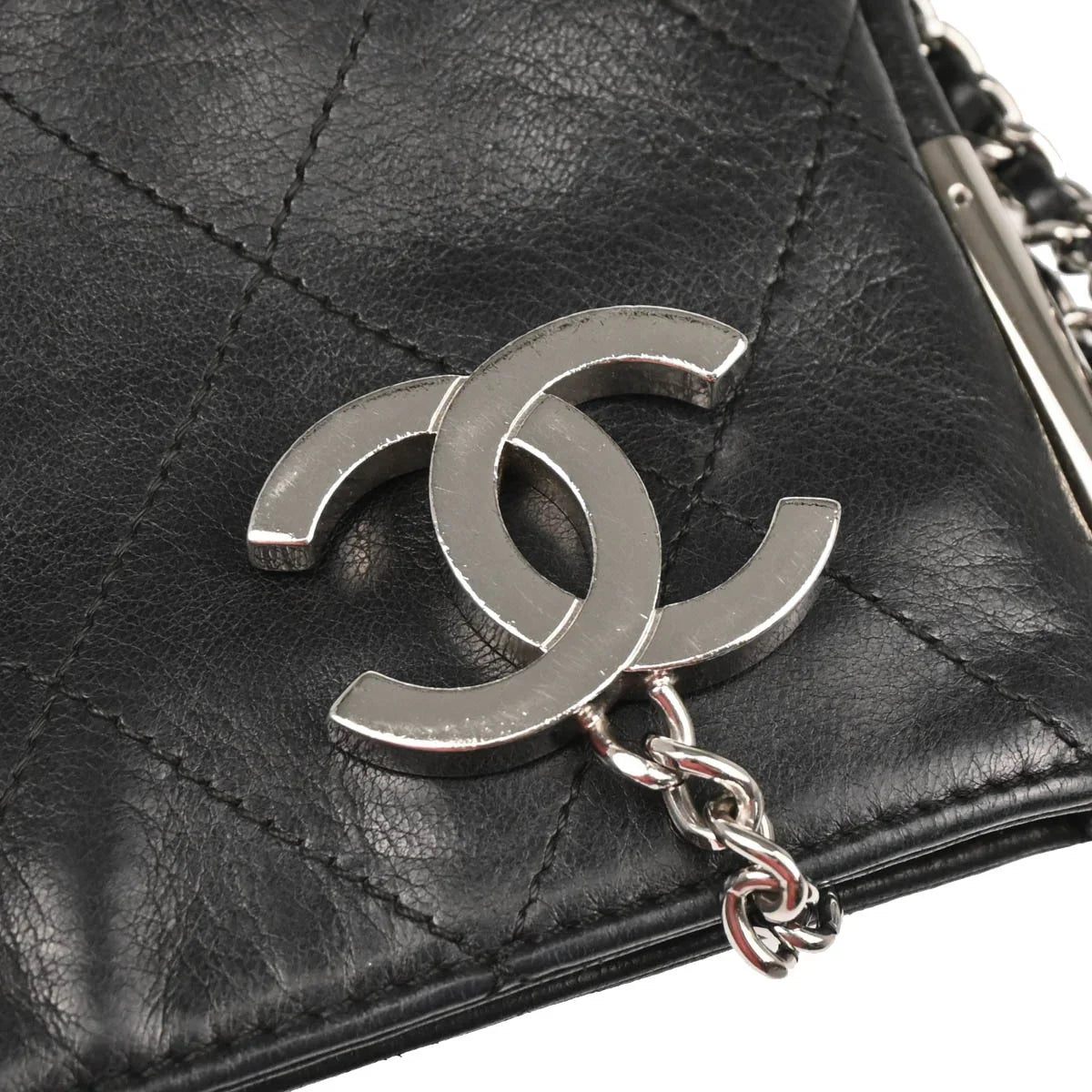 Chanel 2005-2006 Black Calfskin Handbag