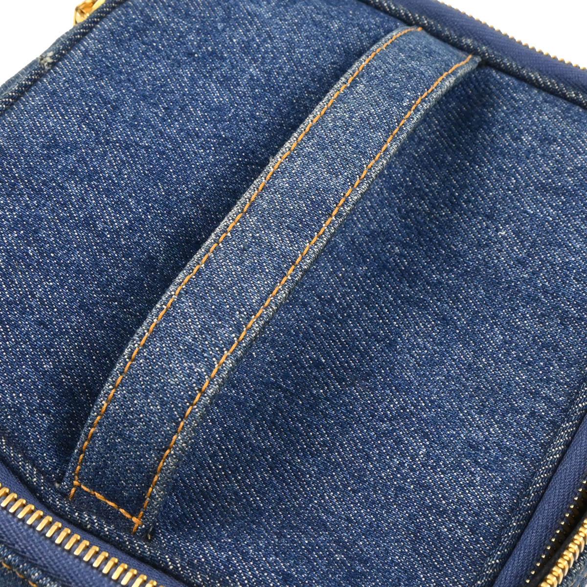 Chanel 1996-1997 Blue Denim Vanity Handbag