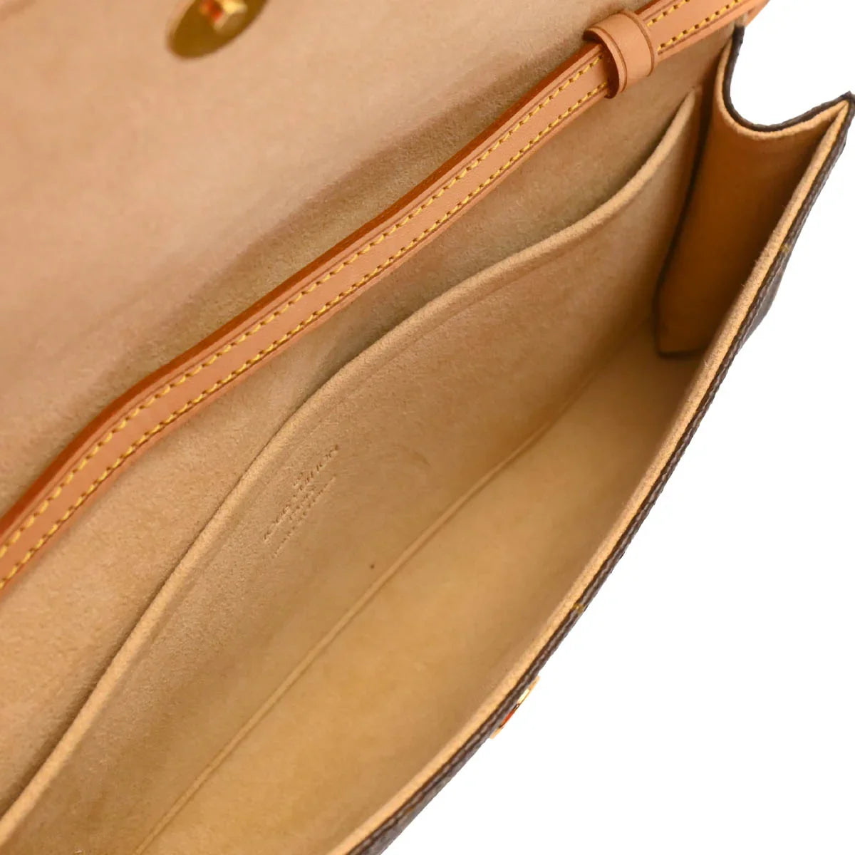 Louis Vuitton 2002 Monogram Pochette Twin GM Crossbody Bag M51852