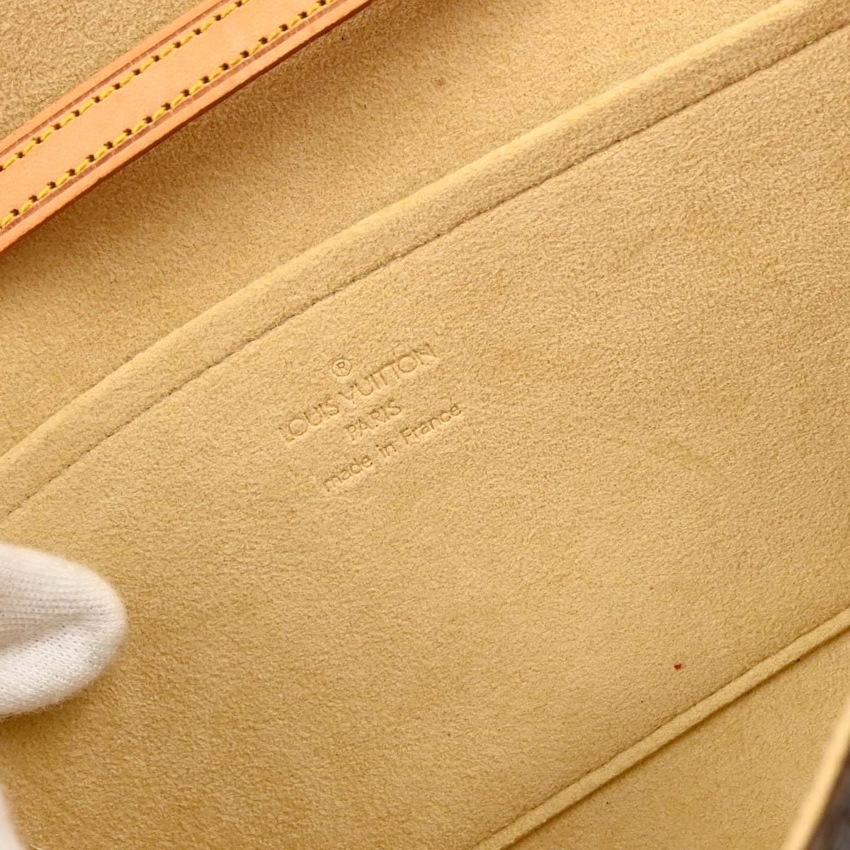 Louis Vuitton 2002 Monogram Pochette Twin GM Crossbody Bag M51852