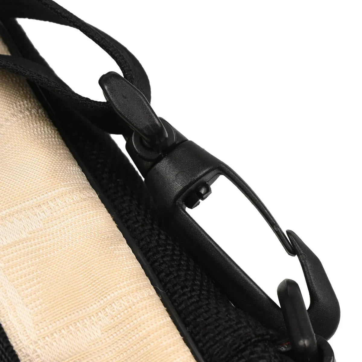 Chanel 2003-2004 Beige Nylon Travel Sport Line Shoulder Bag