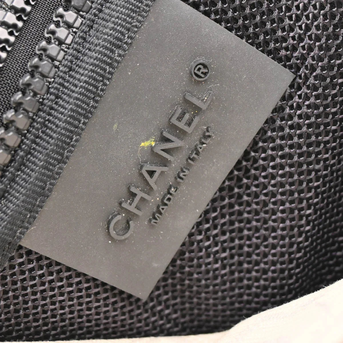 Chanel 2003-2004 Beige Nylon Travel Sport Line Shoulder Bag