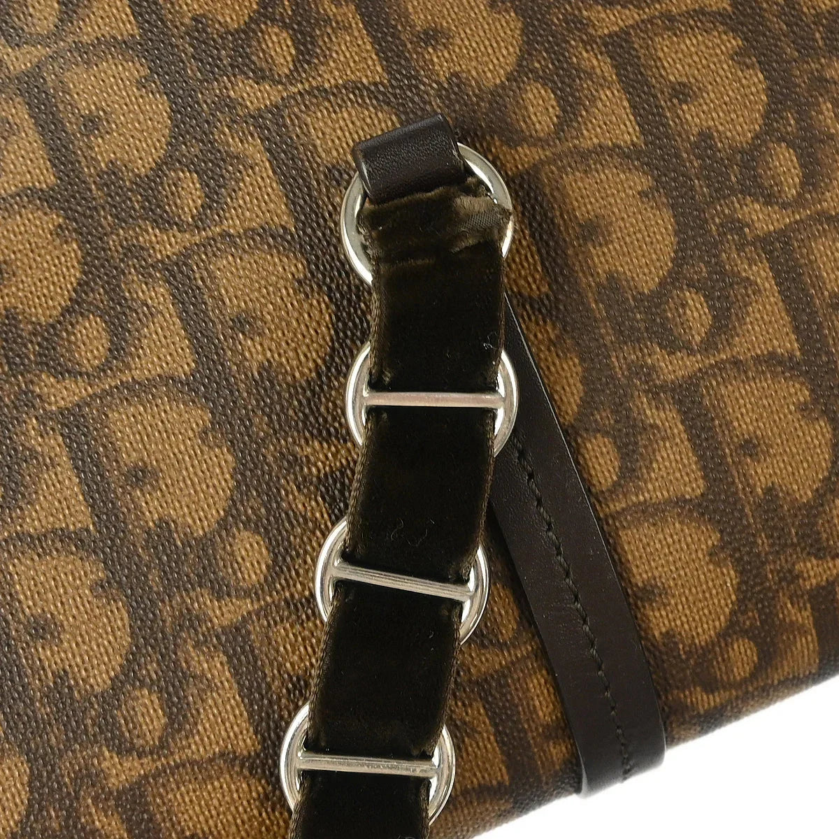 Christian Dior 2005 Brown Romantic Trotter Handbag