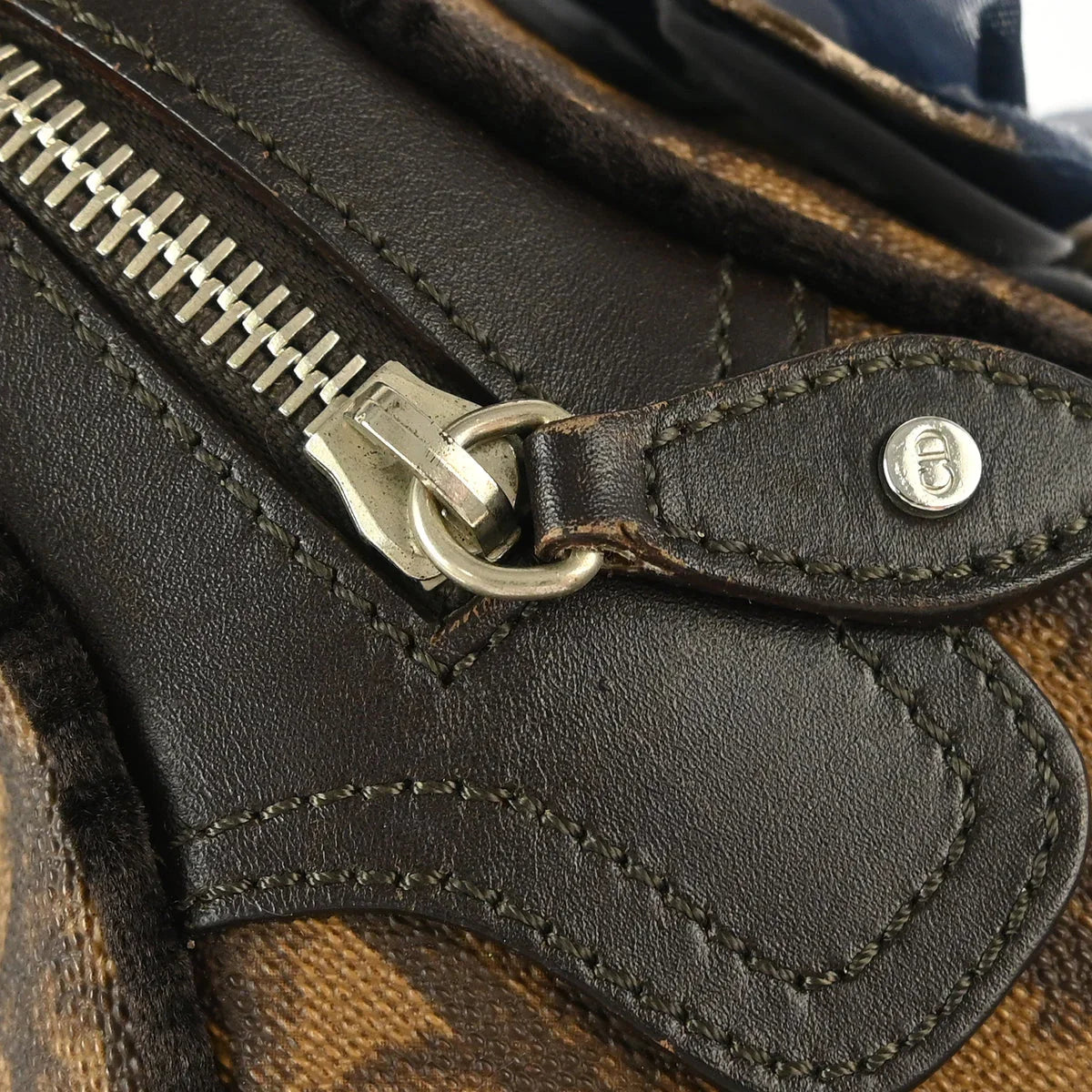 Christian Dior 2005 Brown Romantic Trotter Handbag