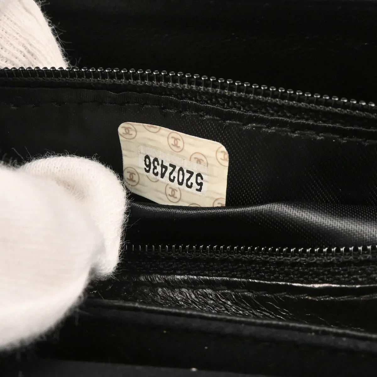 Chanel 1997-1999 Black Satin Handbag