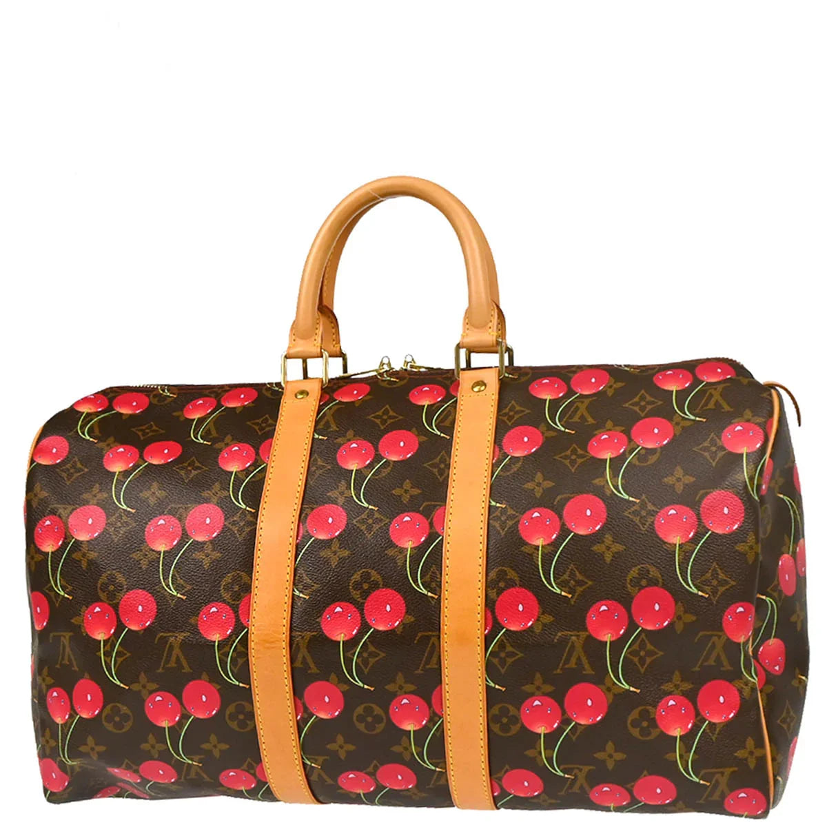 Louis Vuitton 2005 Monogram Cherry Keepall 45 Duffle Handbag M95011